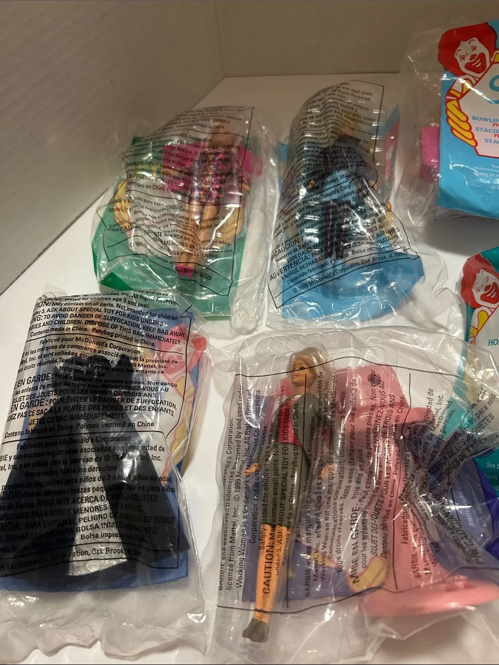 Lot of 13 new in package vintage Barbie McDonald’s Happy Meal Toys - Picture 5 of 7